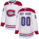Youth Authentic White Home Hockey Jersey Montreal Canadiens Customized