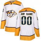 Youth Authentic White Home Hockey Jersey Nashville Predators Customized