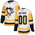 Youth Authentic White Home Hockey Jersey Pittsburgh Penguins Customized