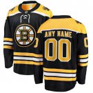 Youth Breakaway Black Home Hockey Jersey Boston Bruins Customized