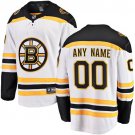 Youth Breakaway White Away Hockey Jersey Boston Bruins Customized