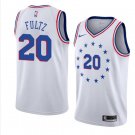 Men/Youth's white philadelphia 76ers #20 markelle fultz earned edition jersey