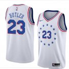 Men/Youth's white philadelphia 76ers #23 jimmy butler earned edition jersey