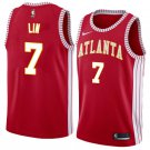 Men/Youth's atlanta hawks #7 jeremy lin swingman classics swingman jersey red