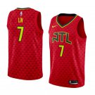 Men/Youth's atlanta hawks #7 swingman red jeremy lin statement jersey