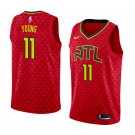 Men/Youth's atlanta hawks #11 trae young statement jersey red