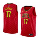 Men/Youth's atlanta hawks #17 dennis schroder statement jersey swingman red