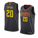 Men/Youth's atlanta hawks #20 john collins black icon edition jersey