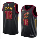 Men/Youth's black cedi osman statement jersey cleveland cavaliers #16 swingman
