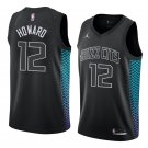 Men/Youth's black charlotte hornets #12 dwight howard city edition swingman jersey