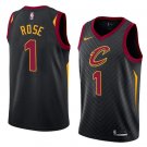 Men/Youth's black derrick rose statement jersey cleveland cavaliers #1 swingman