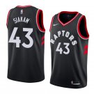 Men/Youth's black pascal #43 toronto raptors swingman siakam statement jersey