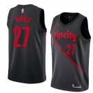 Men/Youth's black portland trail blazers #27 jusuf nurkic swingman city edition jersey