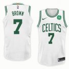 Men/Youth's boston celtics #7 swingman jaylen brown white jersey