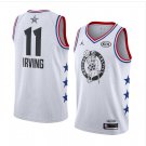 Men/Youth's Boston Celtics #11 White Kyrie Irving 2019 All-Star Game Swingman Jersey