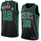 Men/Youth's boston celtics #12 swingman black terry rozier statement jersey