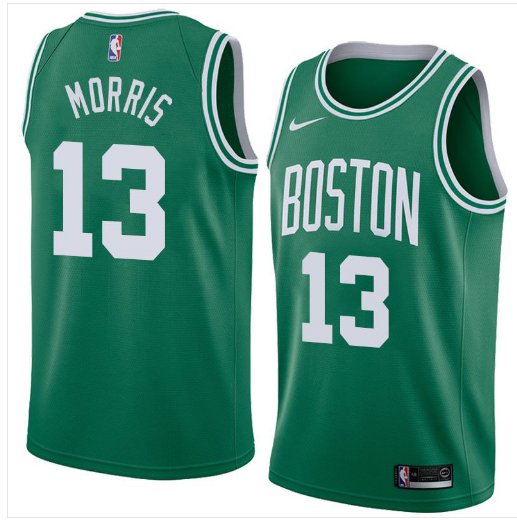 Men/Youth's boston celtics #13 marcus morris green new swingman icon edition jersey