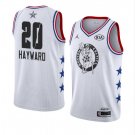 Men/Youth's Boston Celtics #20 Gordon Hayward 2019 All-Star Game Swingman Jersey White
