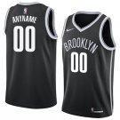 Men/Youth's brooklyn nets #00 custom black new swingman icon edition jersey