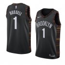 Men/Youth's brooklyn nets #1 d'angelo russell city edition jersey swingman black
