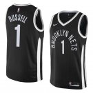 Men/Youth's brooklyn nets #1 d'angelo russell city edition swingman jersey black