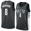 Men/Youth's brooklyn nets #8 spencer dinwiddie statement jersey swingman black