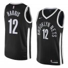 Men/Youth's brooklyn nets #12 joe harris city edition swingman jersey black