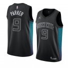 Men/Youth's charlotte hornets #9 tony parker city edition jersey swingman black