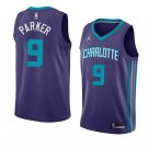 Men/Youth's charlotte hornets #9 tony parker swingman purple statement jersey
