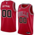 Men/Youth's chicago bulls #00 custom red new swingman icon edition jersey