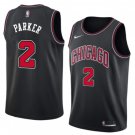 Men/Youth's chicago bulls #2 jabari parker swingman black statement jersey