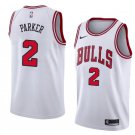 Men/Youth's chicago bulls #2 swingman jabari parker white jersey