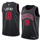 Men/Youth's chicago bulls #8 swingman black zach lavine statement jersey