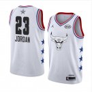 Men/Youth's Chicago Bulls #23 Michael Jordan 2019 All-Star Game Swingman Jersey White