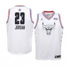 Men/Youth's Chicago Bulls #23 White Michael Jordan 2019 All-Star Game Swingman Jersey