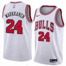 Men/Youth's chicago bulls #24 swingman lauri markkanen white jersey