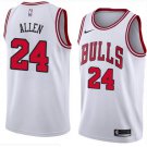 Men/Youth's chicago bulls #24 swingman tony allen white jersey