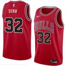 Men/Youth's chicago bulls #32 kris dunn red new swingman icon edition jersey