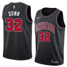 Men/Youth's chicago bulls #32 swingman black kris dunn statement jersey