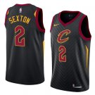 Men/Youth's cleveland cavaliers #2 black collin sexton statement jersey