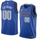 Men/Youth's dallas mavericks #00 custom name royal new swingman icon edition jersey