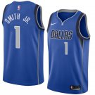 Men/Youth's dallas mavericks #1 dennis smith jr. royal new swingman icon edition jersey