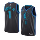Men/Youth's dallas mavericks #1 dennis smith jr. swingman city edition jersey black