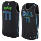 Men/Youth's dallas mavericks #77 luka doncic city edition black jersey