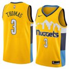 Men/Youth's denver nuggets #3 isaiah thomas statement jersey swingman gold