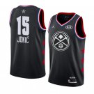 Men/Youth's Denver Nuggets #15 Nikola Jokic 2019 All-Star Game Swingman Jersey Black