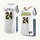 Men/Youth's denver nuggets #24 swingman mason plumlee jersey white