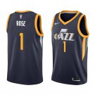Men/Youth's derrick rose #1 utah jazz swingman icon edition jersey