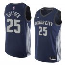 Men/Youth's detroit pistons #25 reggie bullock city edition swingman navy jersey