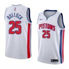 Men/Youth's detroit pistons #25 reggie bullock white jersey swingman